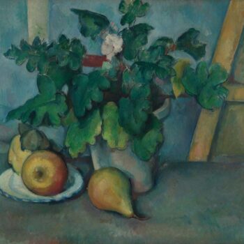 Pot of Primroses and Fruit, 1888-90