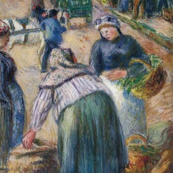 Potato Market, Boulevard des Fosses, Pontoise, 1882