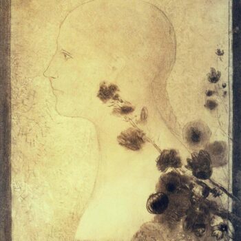 Profile of Woman with Flowers, 1895