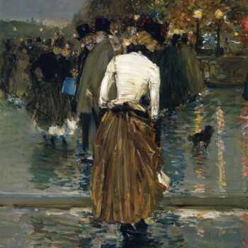 Promenade at Sunset, Paris, 1888-89