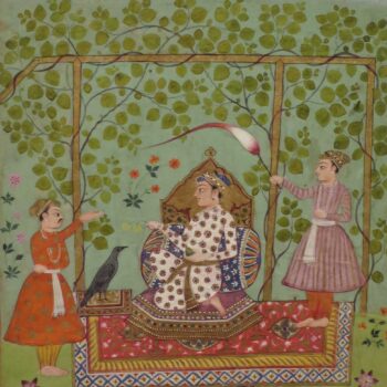 Ragaputra Hemal of Dipak, watercolor from India
