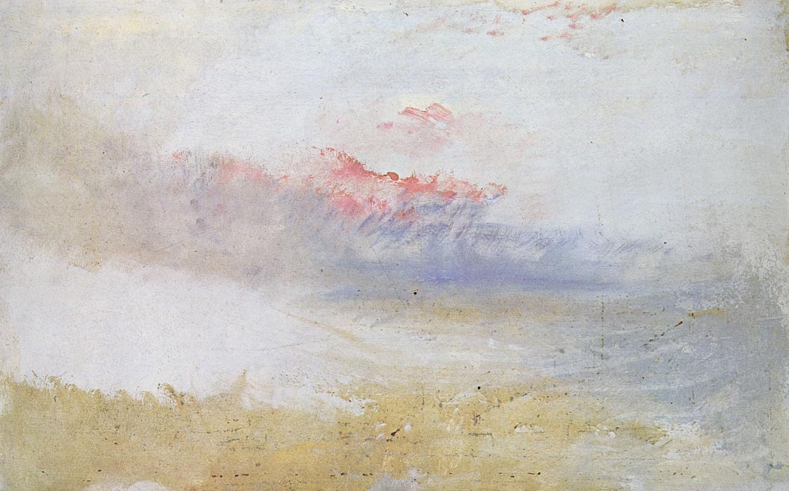 Red Sky over a Beach, 1840-45