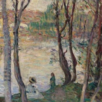 Resting at the Bank of Yaudet, 1903