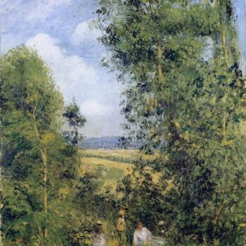Resting in the Woods, Pontoise, 1878