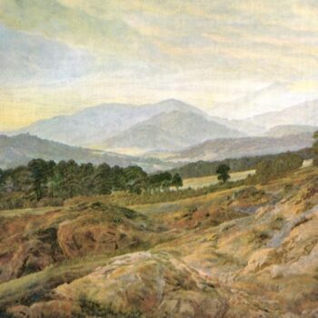 Riesengebirgslandschaft (Gebirgslandschaft aus Bohmen) (1835)