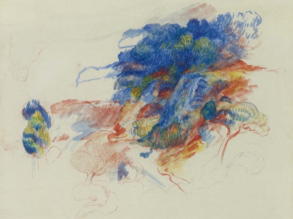 Road at Cannes, 1900