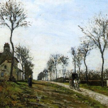 Road to Louveciennes, 1870
