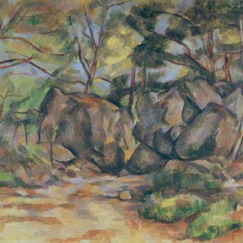 Rocks and Pines, 1895