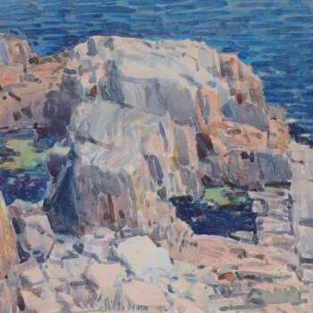 Rocks at Appledore, Isles of Shoals, 1916