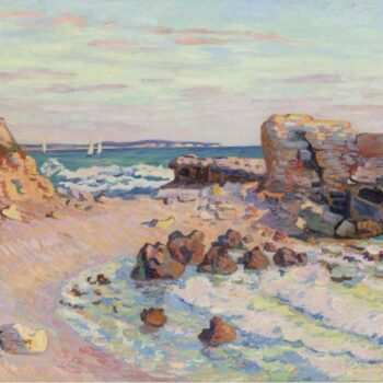 Rocks at Saint-Palais, Rising Tide, 1900