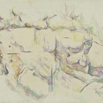 Rocks near the Caves above Chateau Noir, 1895-1900