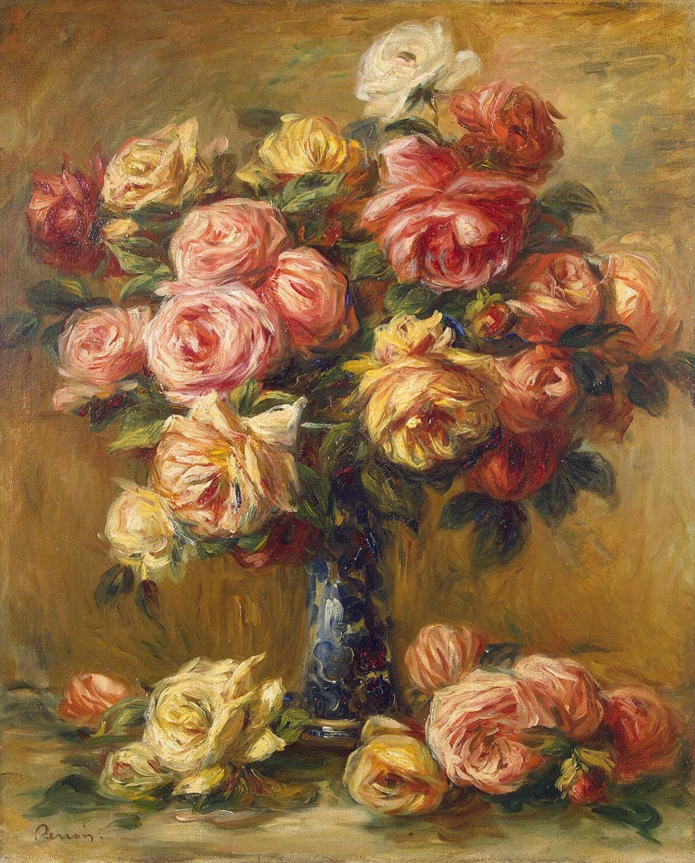 Roses in a Vase, 1910-17