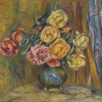 Roses with Blue Curtain, 1912