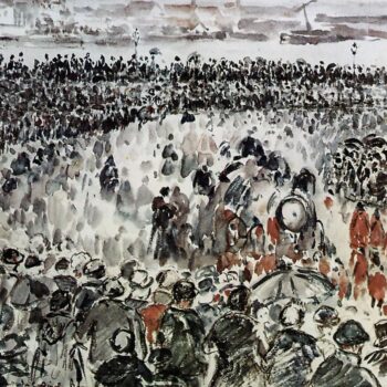 Rouen Burial of Cardinal Bonnechose (sketch)