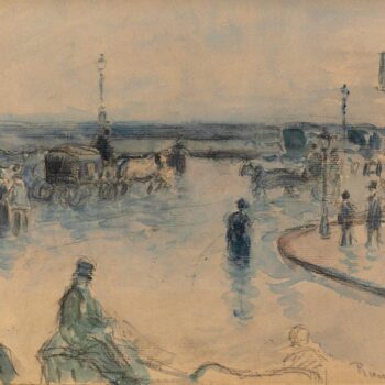Rouen under the Rain, 1883