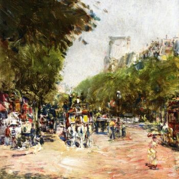 Rue Madeleine, Place de l'Opera, 1888
