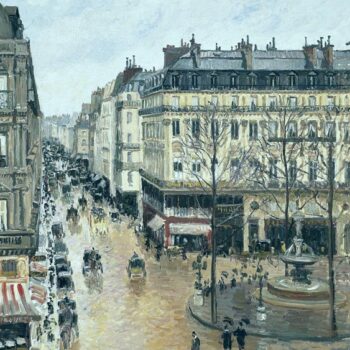 Rue Saint-Honore - Afternoon, Rain Effect, 1897