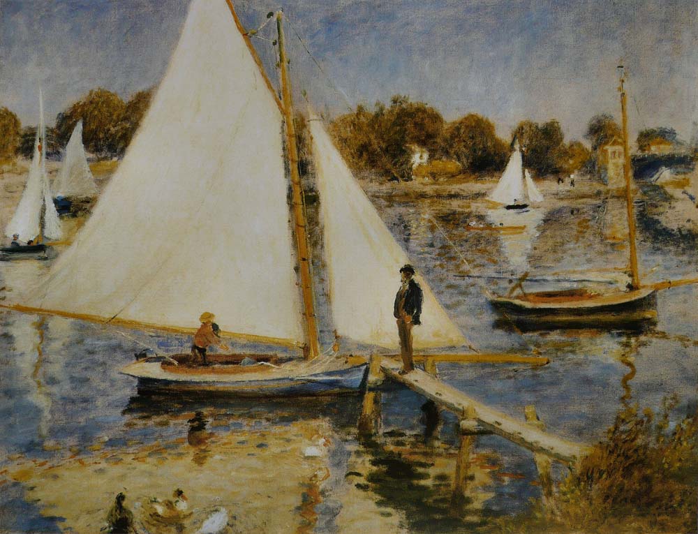Sailboats at Argenteuil, 1874