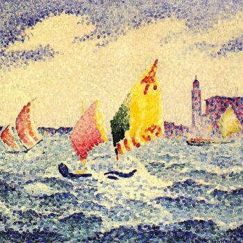 Sailboats near Chicago, 1903-05