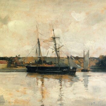 Sailing Boats, Dieppe Harbor, 1883-85