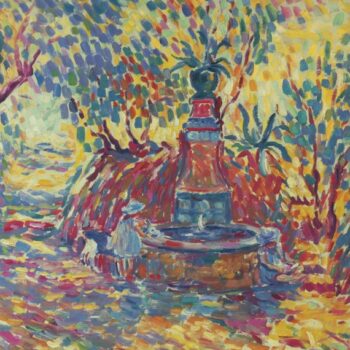 Saint-Tropez, Girls near the Fountain, 1906