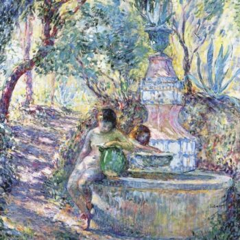 Saint-Tropez, Two Girls at the Fountain, 1906-07