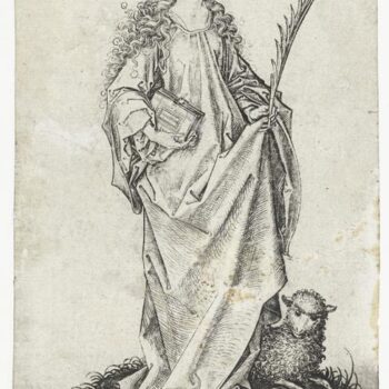 Saint Agnes. 1470-1490