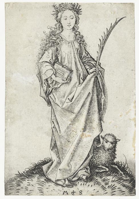 Saint Agnes. 1470-1490