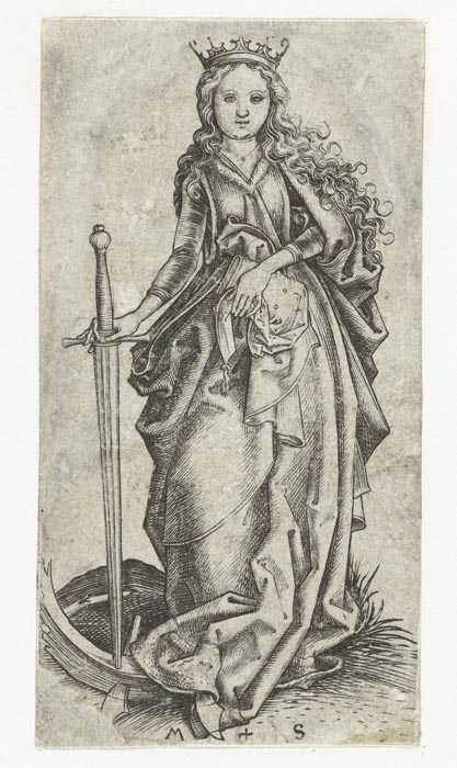 Saint Catherine of Alexandria. 1470-1490