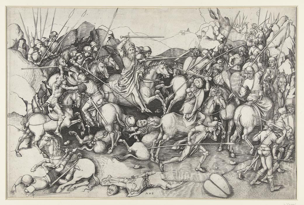 Saint James the Greater (James Major) at the battle of Clavijo. 1450 - 1491