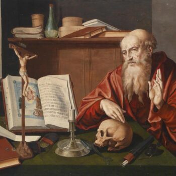 Saint Jerome in his study