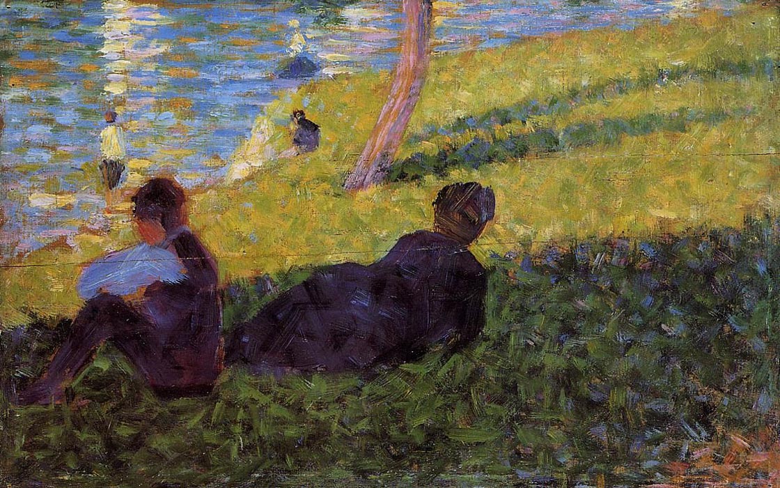 Seated Man, Reclining Woman 1884