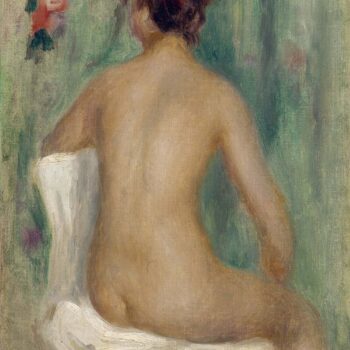 Seated Nude Seeing from the Back, 1895