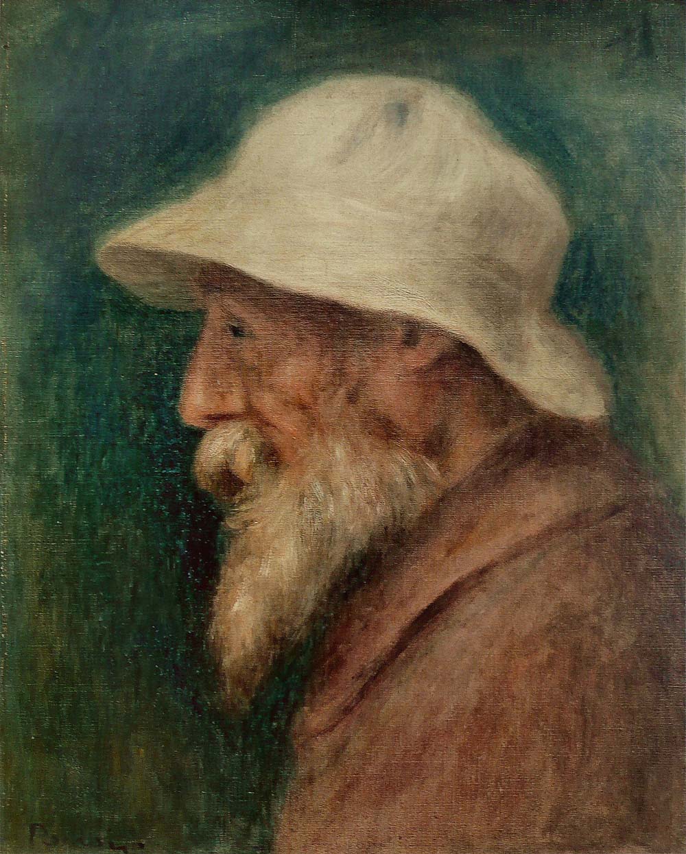 Self Portrait with a White Hat, 1910