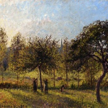 Setting Sun, Autumn in Eragny, 1900