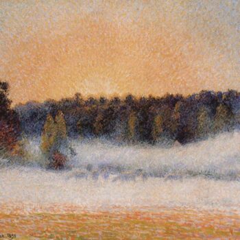 Setting Sun and Fog, Eragny, 1891