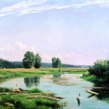 ShIShKIN Ivan - Peiyzazh s ozerom (Paysage with Lake)