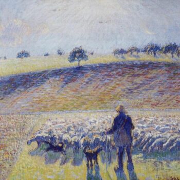 Shepherd and Sheep, 1888