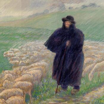 Shepherd in a Downpour, 1889