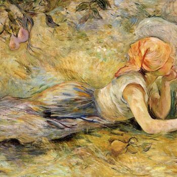 Shepherdess Laying Down - 1891