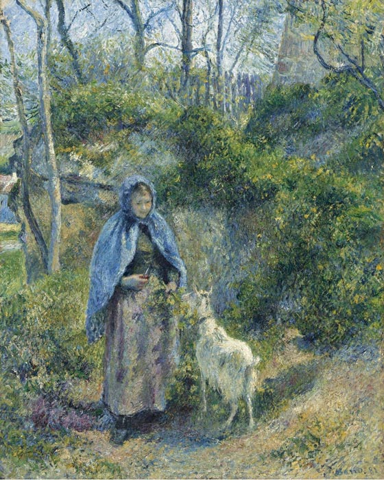 Shepherdess and the Goat, 1881
