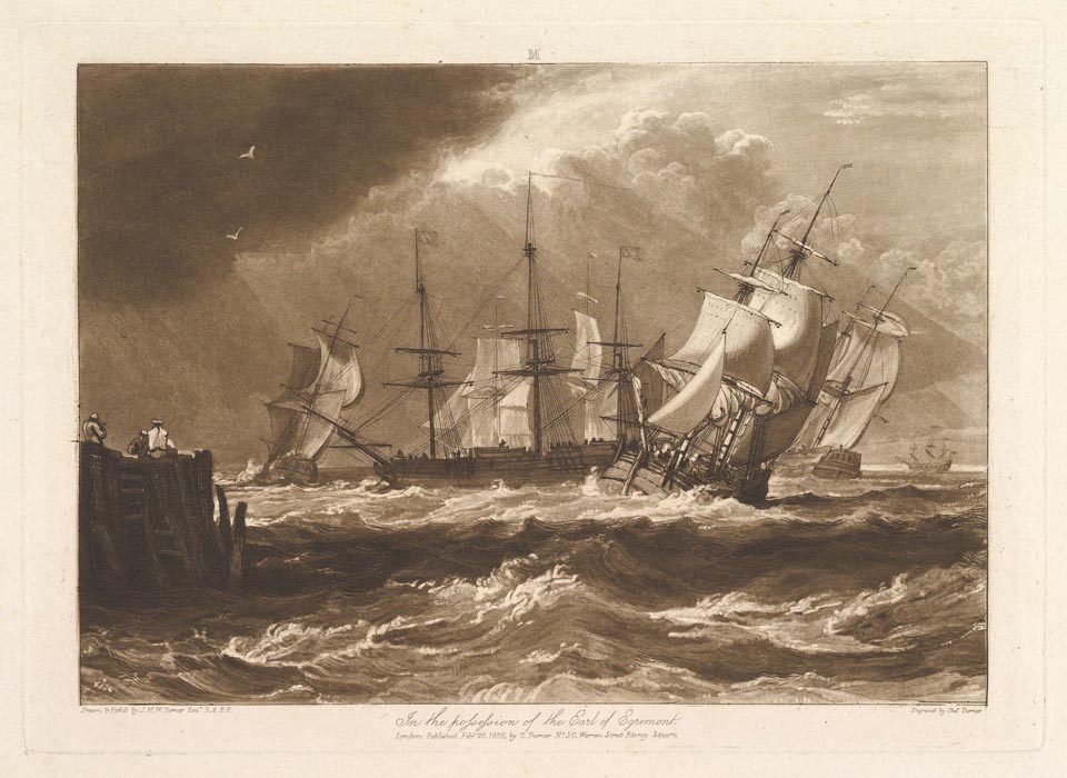 Ships in a Breeze, 1808