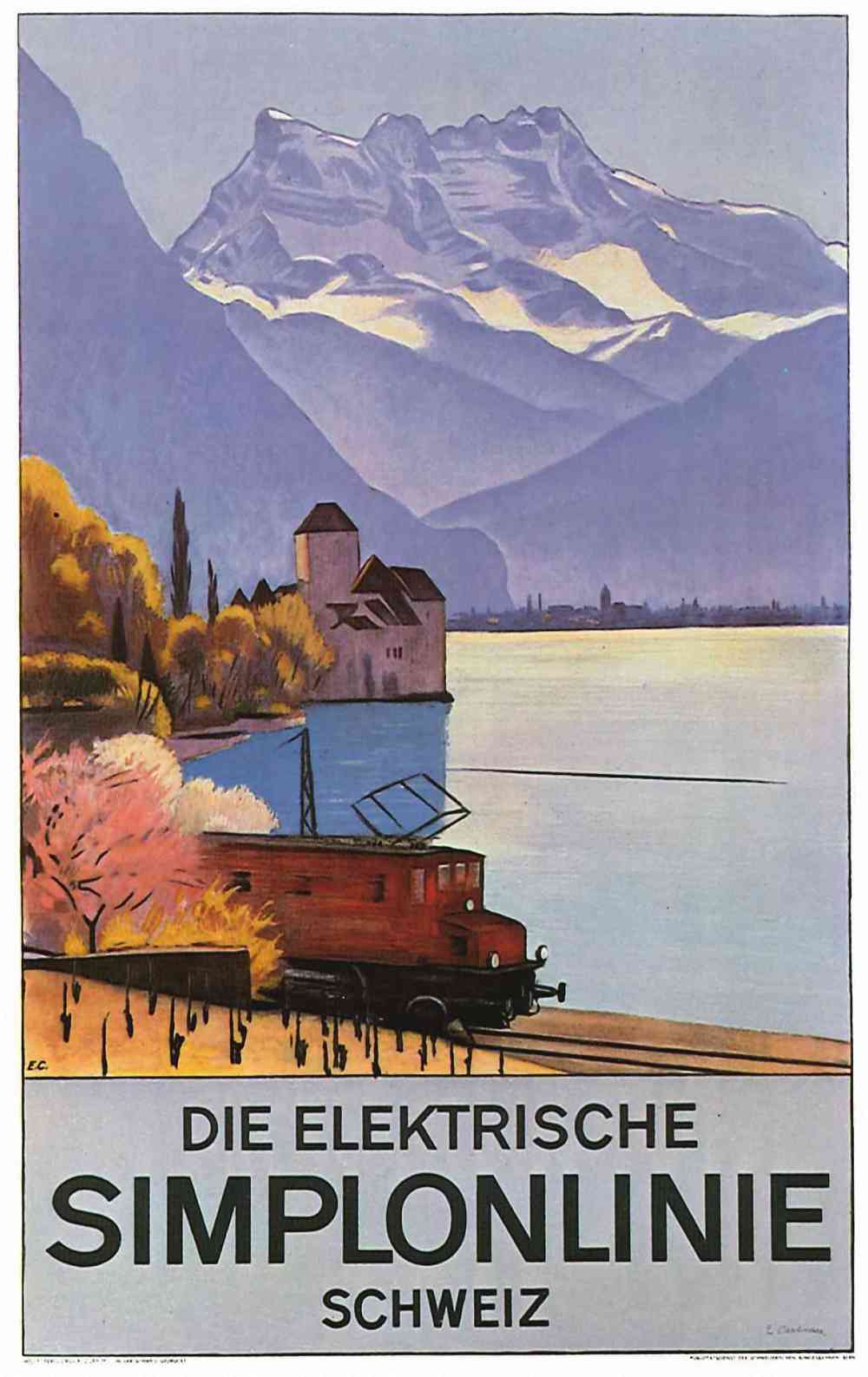 Simplonlinie Montreux by Cardinaux