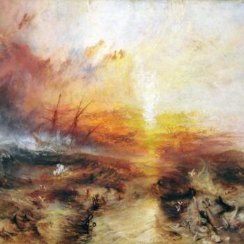 Slave Ship (Slavers Throwing Overboard the Dead and Dying, Typhoon Coming On), 1840