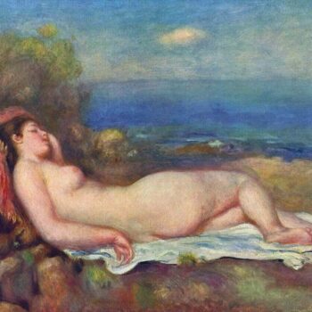 Sleeping Nude near the Sea, 1897