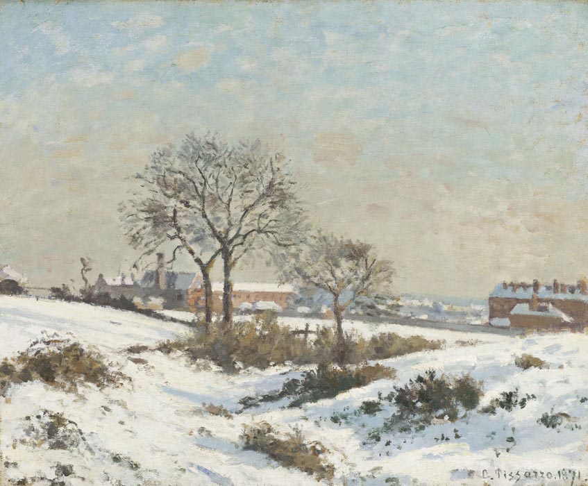Snowy Landscape at South Norwood, 1871
