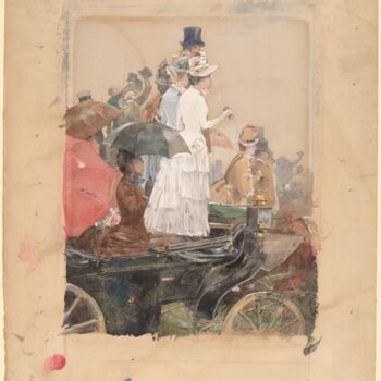 Spectators at the Grand Prix, 1888