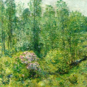 Spring Landscape with a Farmer and White Horse, 1906