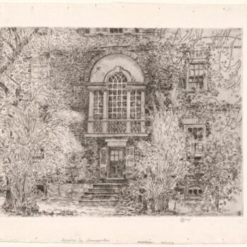 Spring in Annapolis (Chase House Garden), 1929