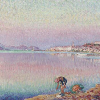 St. Tropez, Two Kids by the Water, 1907